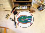 University of Florida Gators Baseball Rug - Alligator