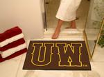 University of Wyoming Cowboys All-Star Rug - UW Logo