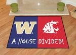 Washington Huskies - Washington State Cougars House Divided Rug