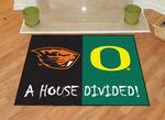 Oregon Ducks - Oregon State Beavers House Divided Rug