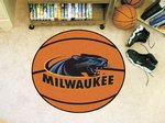 UW - Milwaukee Panthers Basketball Rug - Logo