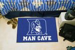 Duke University Blue Devils Man Cave Starter Rug - Devil Head