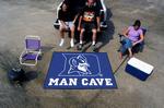 Duke University Blue Devils Man Cave Tailgater Rug - Devil Head