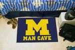 University of Michigan Wolverines Man Cave Starter Rug