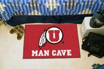 University of Utah Utes Man Cave Starter Rug