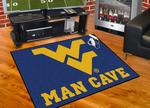 West Virginia University Mountaineers All-Star Man Cave Rug