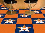 Houston Astros Carpet Floor Tiles