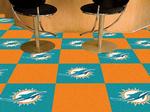 Miami Dolphins Carpet Floor Tiles