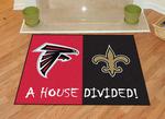 Atlanta Falcons - New Orleans Saints House Divided Rug