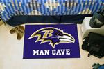 Baltimore Ravens Man Cave Starter Rug