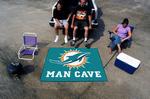 Miami Dolphins Man Cave Tailgater Rug