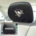 Pittsburgh Penguins 2-Sided Headrest Covers - Set of 2