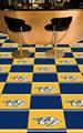 Nashville Predators Carpet Floor Tiles - Yellow Logo Tiles
