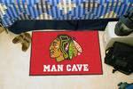 Chicago Blackhawks Man Cave Starter Rug