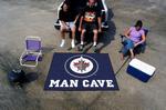 Winnipeg Jets Man Cave Tailgater Rug