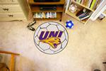 University of Northern Iowa Panthers Soccer Ball Rug
