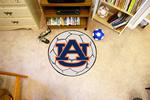 Auburn University Tigers Soccer Ball Rug - AU Logo