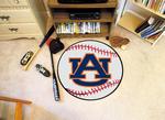 Auburn University Tigers Baseball Rug - AU Logo