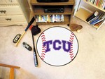 Texas Christian University Horned Frogs Baseball Rug