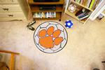 Clemson University Tigers Soccer Ball Rug