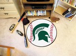 Michigan State University Spartans Baseball Rug