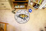 Towson University Tigers Soccer Ball Rug