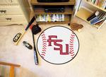 Florida State University Seminoles Baseball Rug - FS Logo