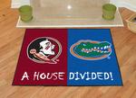 Florida State Seminoles - Florida Gators House Divided Rug