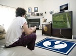 Brigham Young University Cougars 4x6 Rug