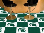 Michigan State University Spartans Carpet Floor Tiles