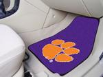 Clemson University Tigers Carpet Car Mats - Purple