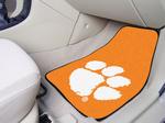 Clemson University Tigers Carpet Car Mats - Orange