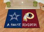 Dallas Cowboys - Washington Redskins House Divided Rug