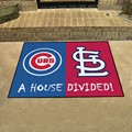 Chicago Cubs - St Louis Cardinals House Divided Rug