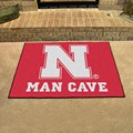 University of Nebraska Cornhuskers All-Star Man Cave Rug