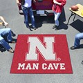 University of Nebraska Man Cave Tailgater Rug