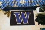 University of Washington Huskies Starter Rug - Black