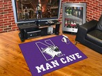 Northwestern University Wildcats All-Star Man Cave Rug