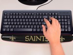 New Orleans Saints Keyboard Wrist Rest