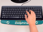 Miami Dolphins Keyboard Wrist Rest