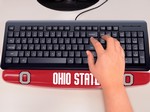 Ohio State University Buckeyes Keyboard Wrist Rest