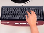 Miami Heat Keyboard Wrist Rest
