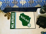 Milwaukee Bucks Starter Rug - Uniform Inspired