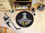 Chicago Blackhawks Championship Hockey Puck Mat
