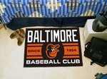 Baltimore Orioles Baseball Club Starter Rug