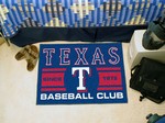 Texas Rangers Baseball Club Starter Rug