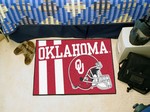 Oklahoma Sooners Starter Rug - Uniform Inspired