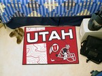 Utah Utes Starter Rug - Uniform Inspired