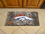 Denver Broncos Scraper Floor Mat - 19" x 30" Camo