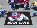 Fresno State Bulldogs Man Cave Ulti-Mat Rug - Black
